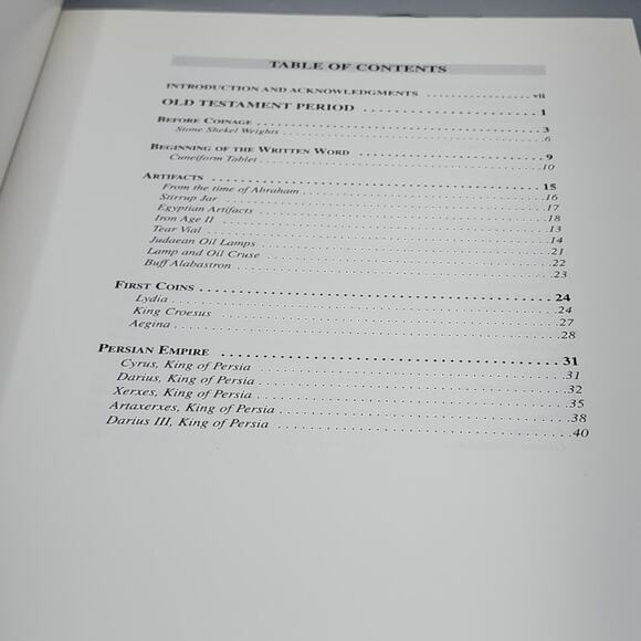 Biblical Numismatics: Thirty Pieces of Silver - HC Author Signed Dedication - Picture 9 of 16